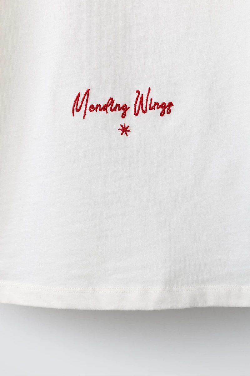 EMBROIDERED PATCH T-SHIRT