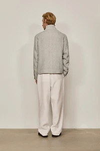Total look linen bomber jacket - LIMITED EDITION