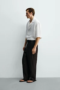STRIPED JACQUARD BOXY FIT SHIRT