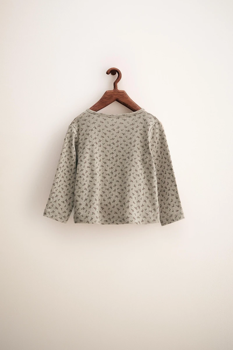 ZARA TIMELESS - T-SHIRT KIMONO POINTELLE