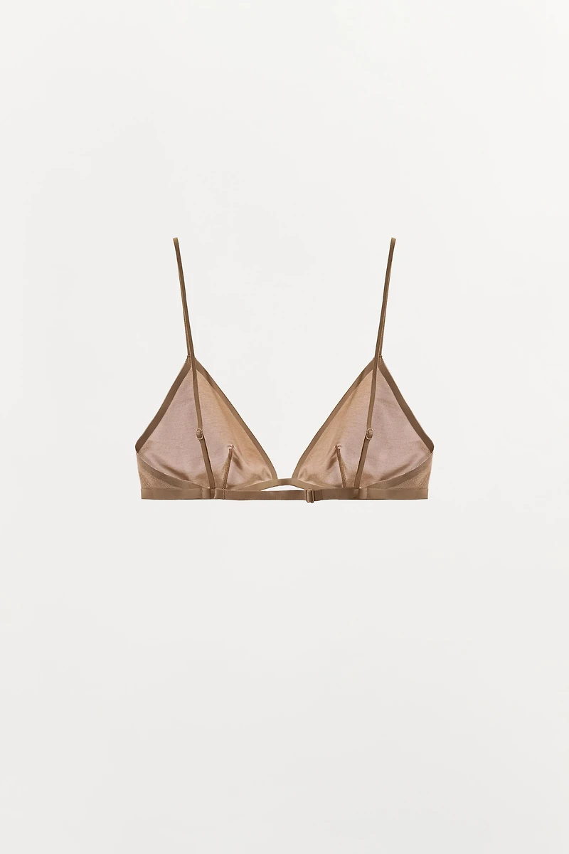 TRIANGLE BRALETTE WITH POLYAMIDE