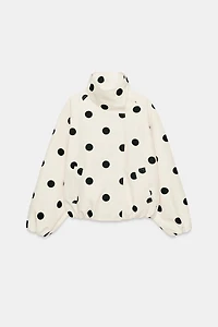 BLOUSON BOMBER À POIS