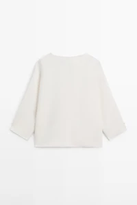 Veste en lin à boutons