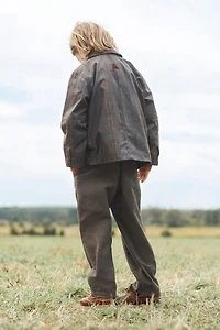 LIMITED EDITION WAXED PLAID COAT