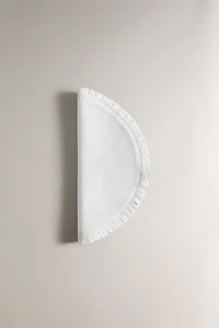 ROUND PLACEMAT WITH RUFFLE