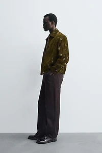 TEXTURED JACQUARD JACKET