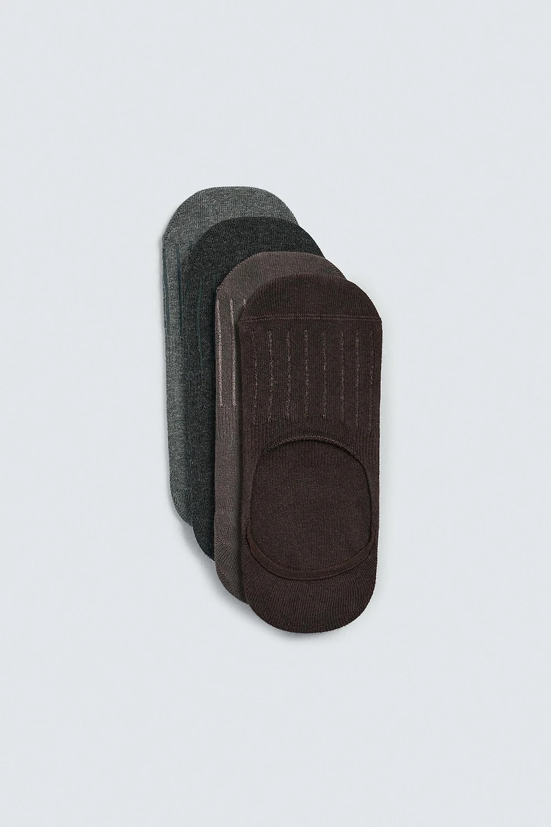PACK OF 4 INVISIBLE SOCKS