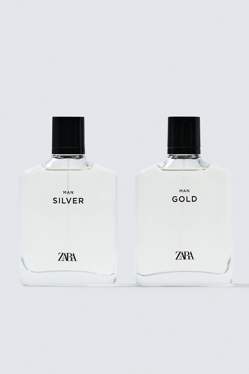 MAN SILVER + MAN GOLD EDT 2 X 100 ML (3.4 FL. OZ)