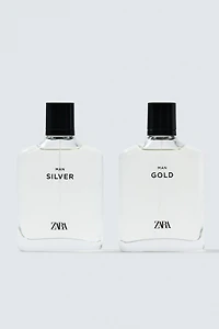 MAN SILVER + MAN GOLD EDT 2 X 100 ML (3.4 FL. OZ)