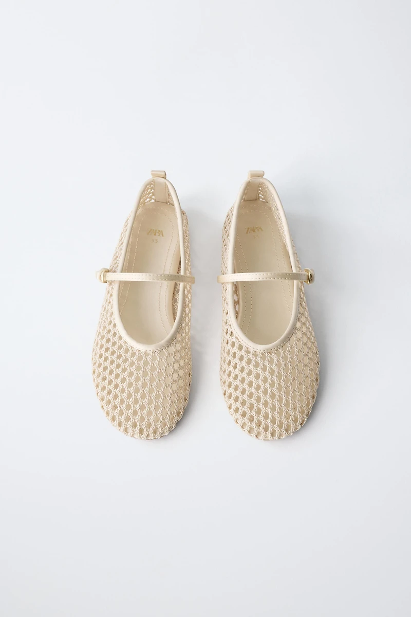 MESH BALLET FLATS