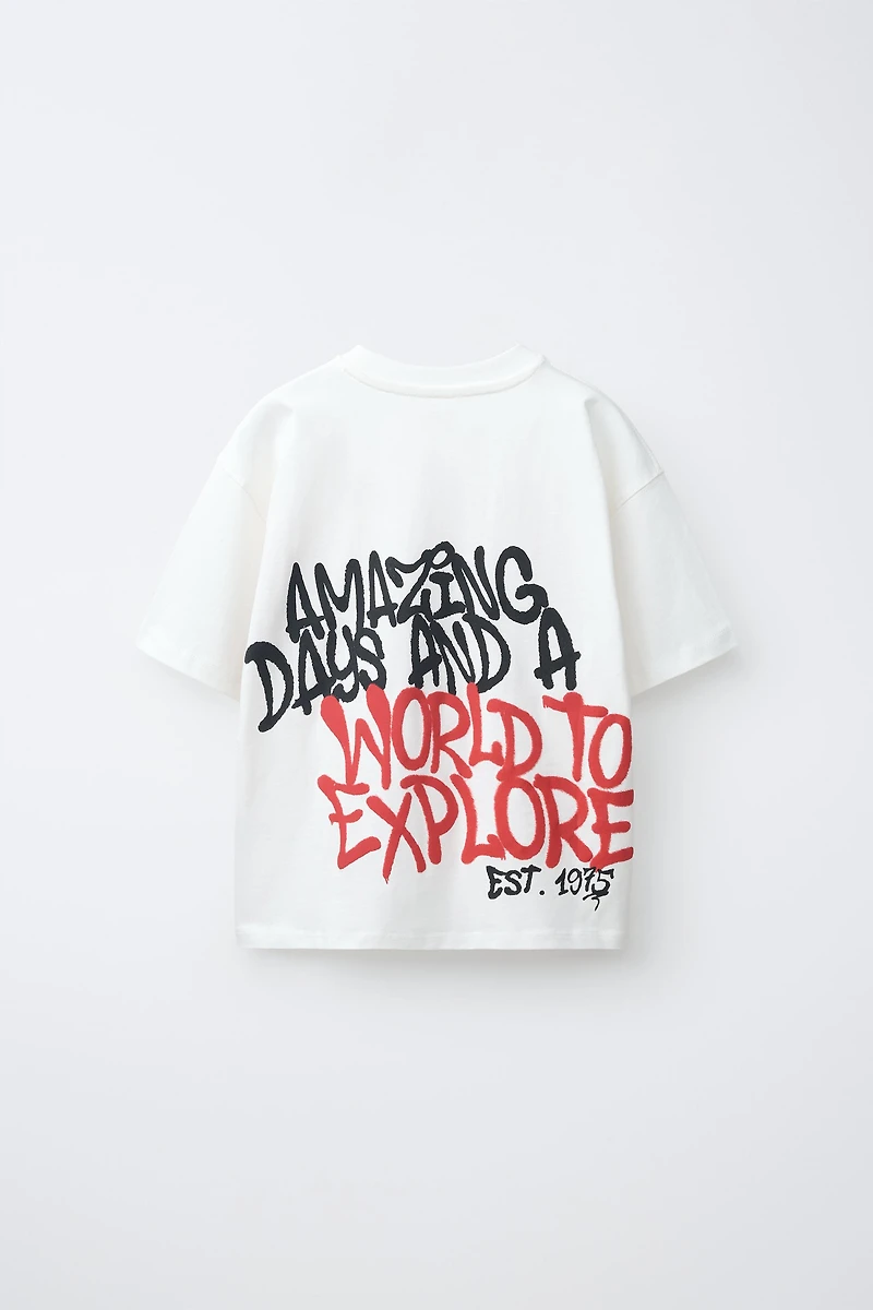 T-SHIRT IMPRIMÉ URBAIN