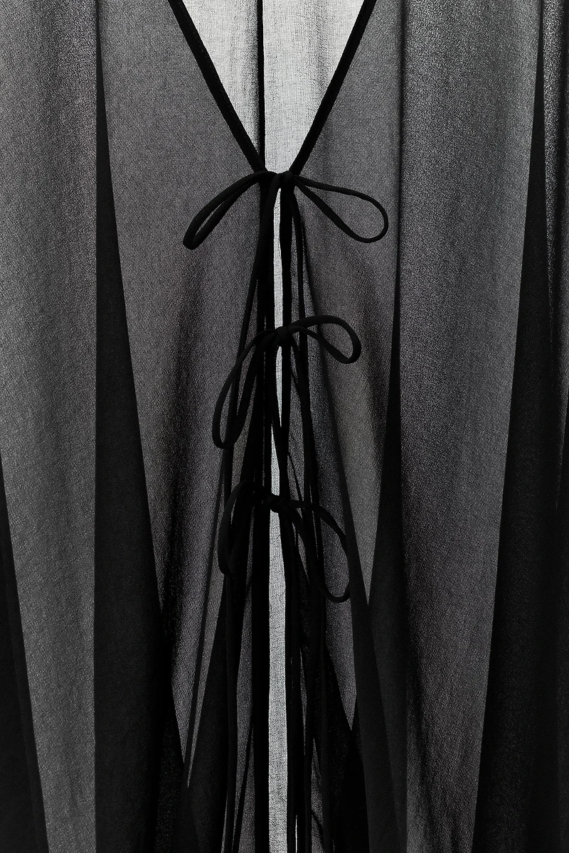 TOP GEORGETTE À MANCHES BOUFFANTES ÉDITION LIMITÉE