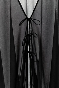 TOP GEORGETTE À MANCHES BOUFFANTES ÉDITION LIMITÉE