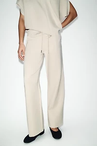 INTERLOCK STRAIGHT LEG PANTS