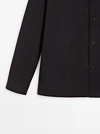 100% cotton overshirt