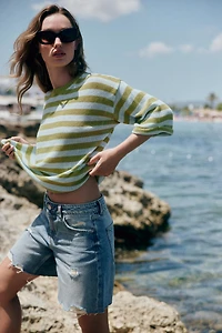 Z1975 RIPPED DENIM SHORTS