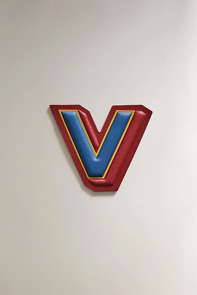 LEATHER LETTER V PATCH