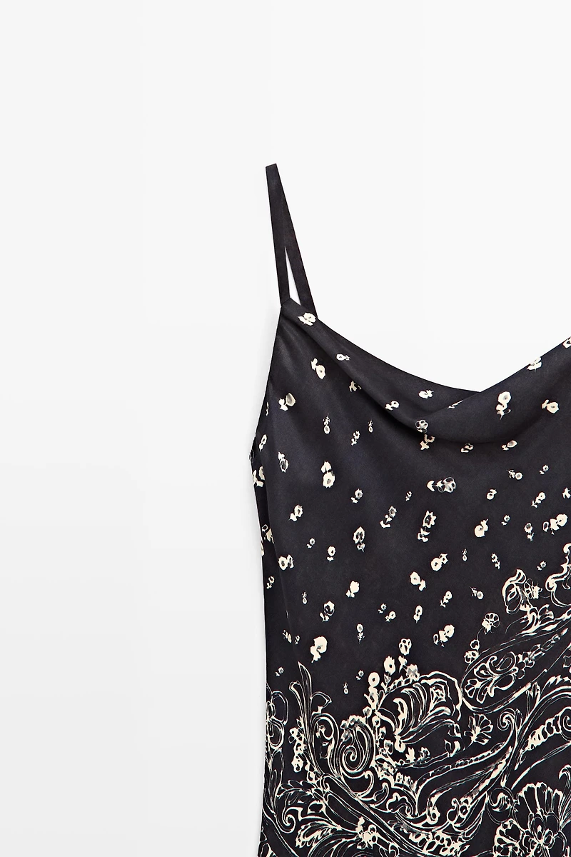 Flowing paisley top
