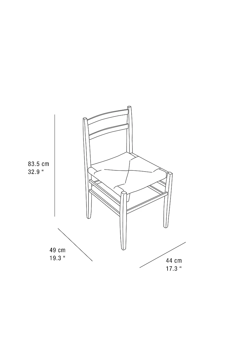 WOVEN WOOD CHAIR
