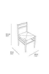 WOVEN WOOD CHAIR