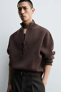 QUARTER-ZIP JUMPER