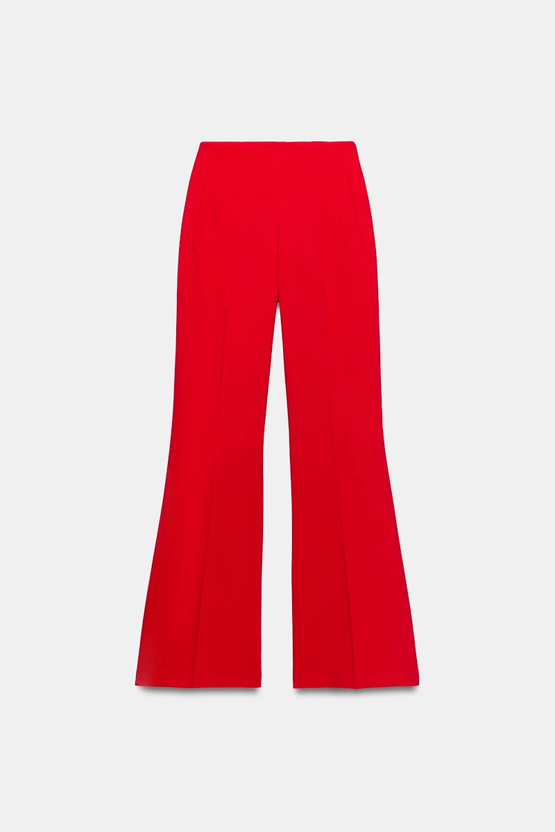 HIGH-WAISTED PANTS WITH BACK ZIP
