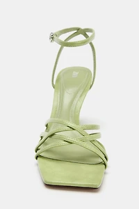 MULTI-STRAP HEELED SANDALS