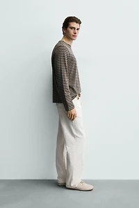 WASHED STRIPED T-SHIRT