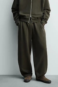 WASHED BALLOON FIT JOGGING PANTS