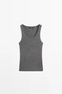 Ribbed knit top