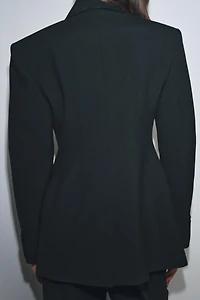 ZW COLLECTION FITTED BUTTON BLAZER