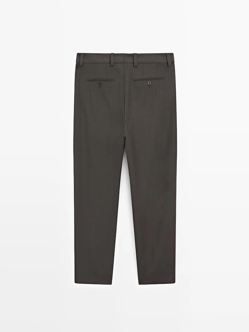 100% wool suit trousers - LIMITED