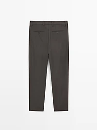 100% wool suit trousers - LIMITED