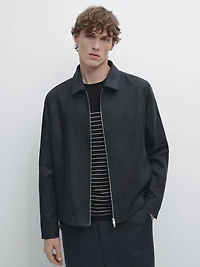Veste courte en lin