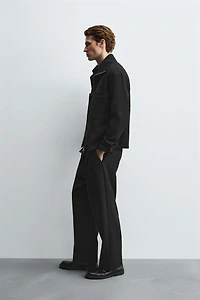 BOXY FIT ZIP-UP OVERSHIRT