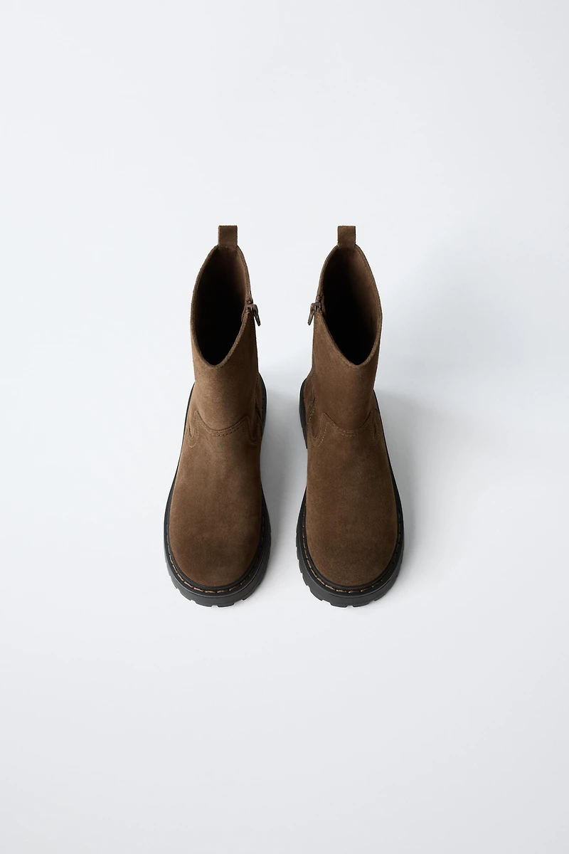 LEATHER BOOTS