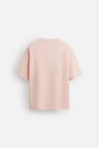 EMBROIDERED TEXT T-SHIRT