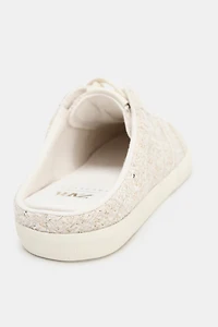 FABRIC COLLAPSIBLE HEEL SNEAKERS