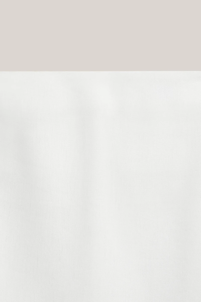 Straight linen blend midi skirt - LIMITED EDITION