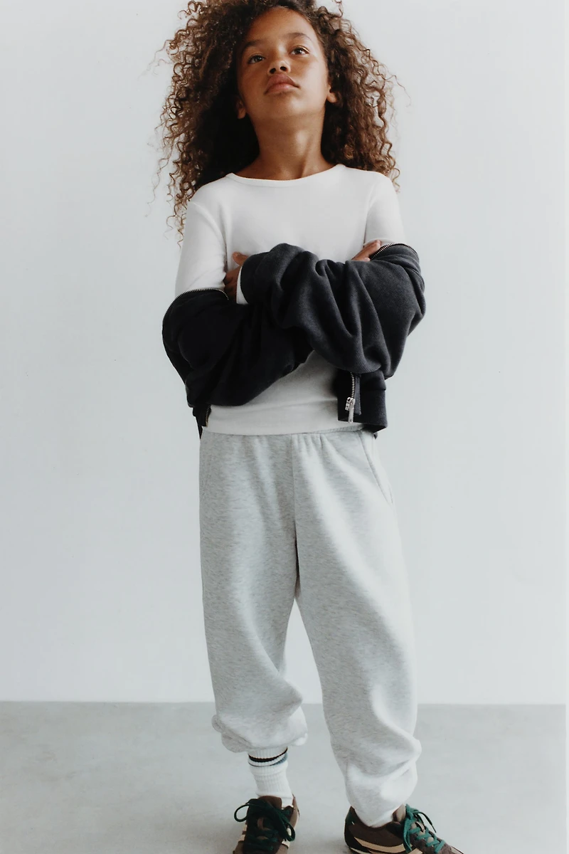 BASIC FLEECE JOGGING PANTS
