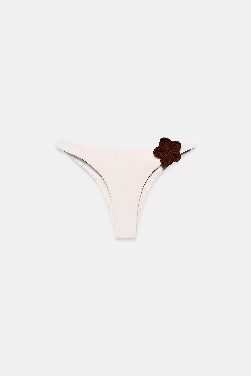 CROCHET FLOWER BIKINI BOTTOMS