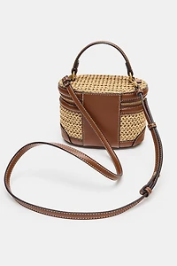 WOVEN VANITY BAG
