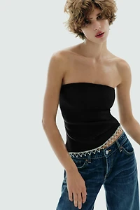 JEWEL STRAPLESS TOP