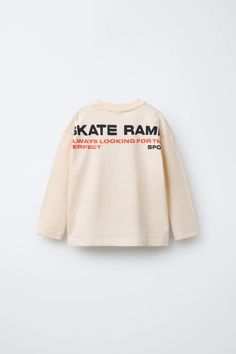SKATE PRINT T-SHIRT