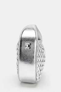 WOVEN EFFECT HANDBAG