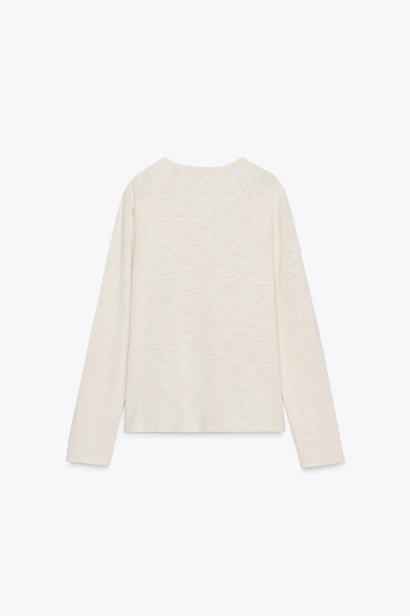 COTTON RAGLAN SLEEVE T-SHIRT