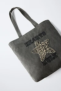 DENIM STAR SHOPPER