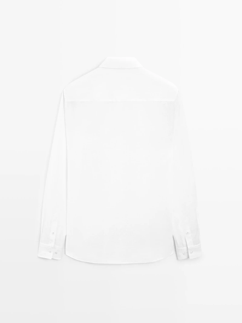 100% linen regular fit shirt