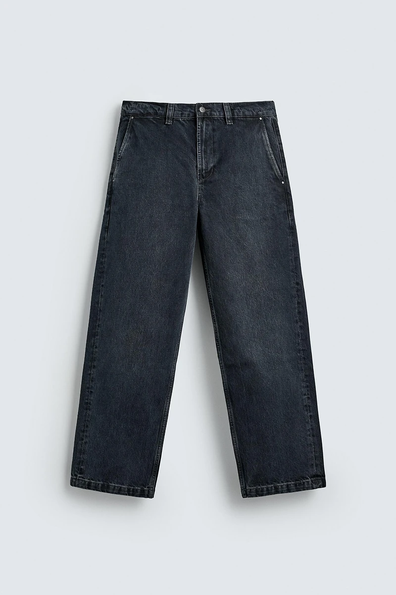 DENIM CHINO PANTS