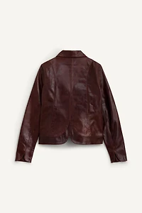 BLAZER COURTE 100% CUIR LIMITED EDITION